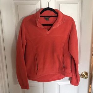 Coral L.L. Bean sweatshirt